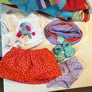 American girl bitty baby outfit and shoes